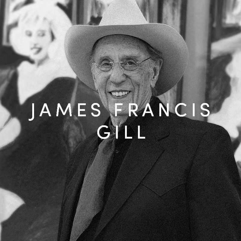 James Francis Gill Artist Premium Modern Art Pop Art Artist Button