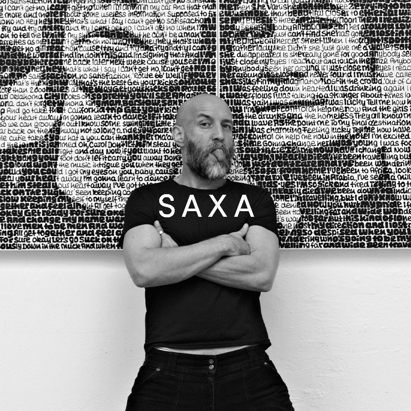SAXA Artist button Premium Modern Art